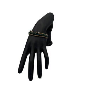 Handcrafted Multicolor Beaded Bracelet Set For Women - Stretch Elastic Design